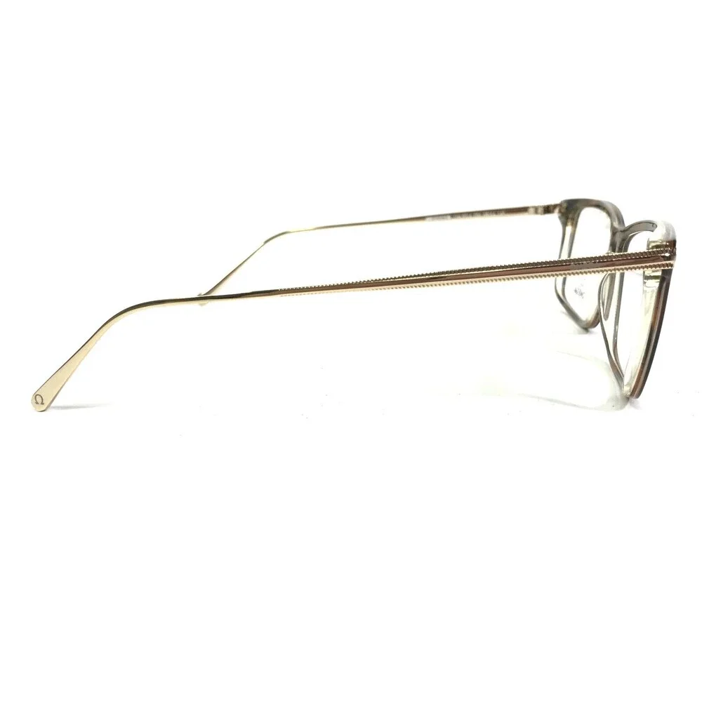 Omega Eyeglasses Frames OM 5014 056 Brown Tortoise Gold Rectangular 58-14-145